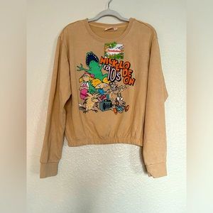 NWT Nickelodeon ‘90s Cartoon sweater Sz. XL